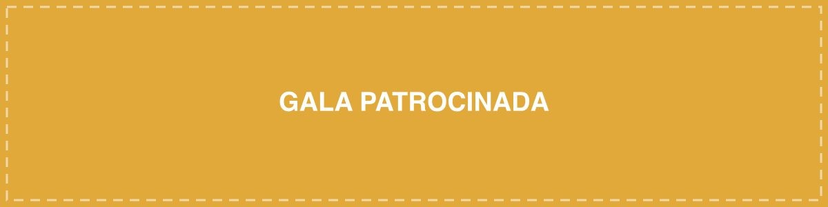 Auspicio de gala — en vivo
